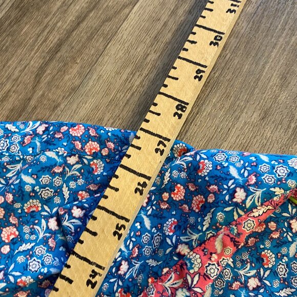 Tailorbyrd Blue Floral Short Sleeve Men's Button Down Shirt Size XXL - Picture 6 of 7